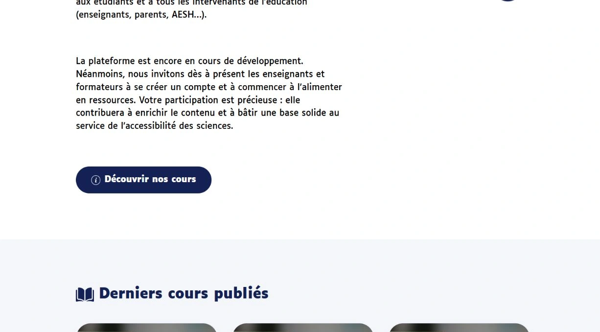 AccessciencesDV, Les ressources
