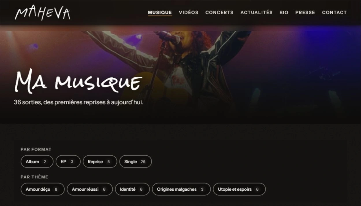 Maheva, Musique