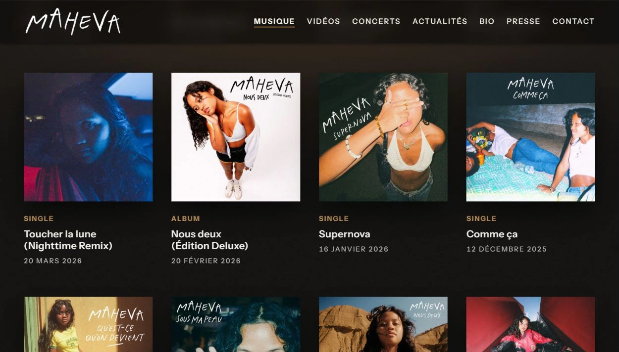 Maheva, Discographie