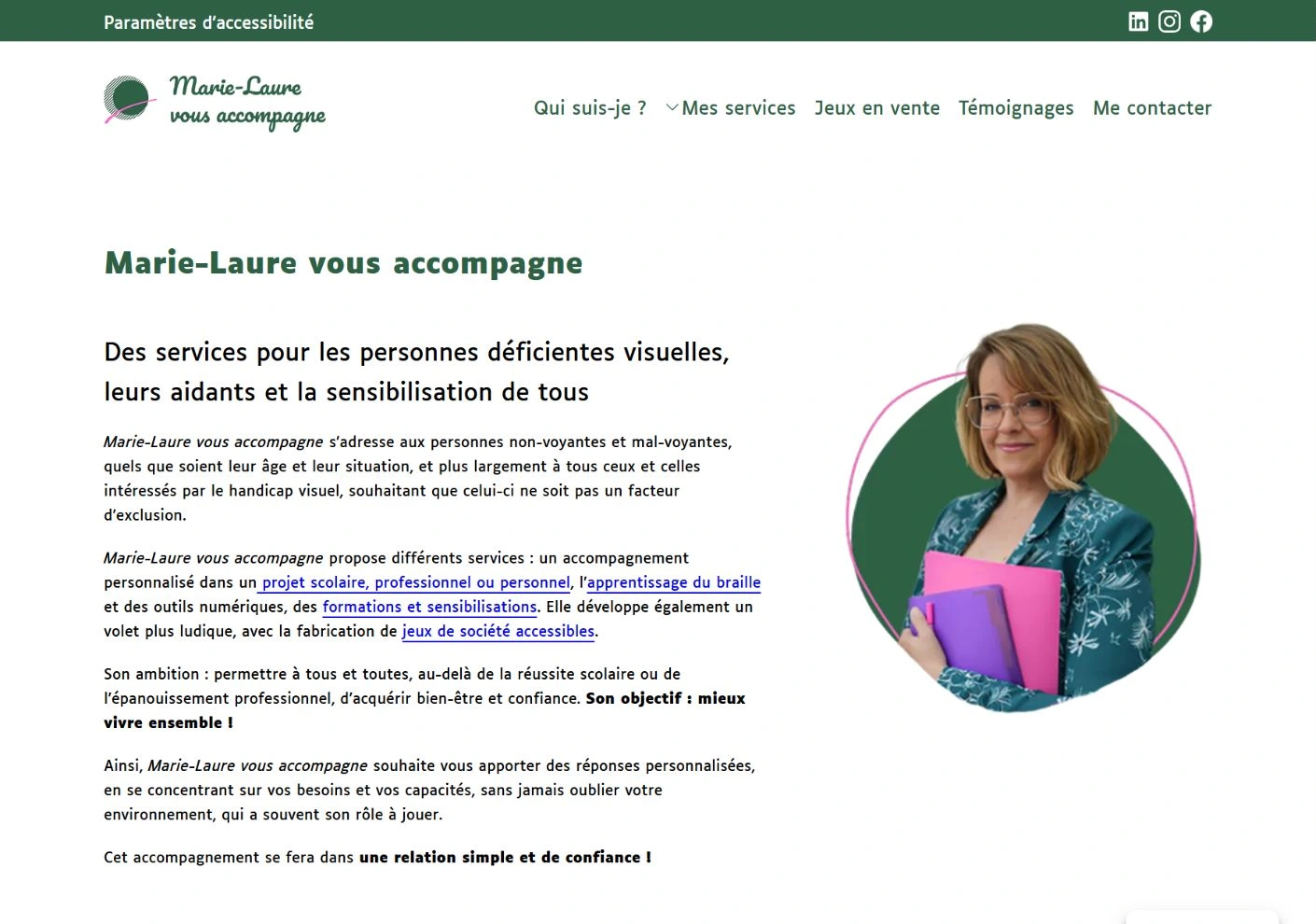 Marie-Laure vous accompagne